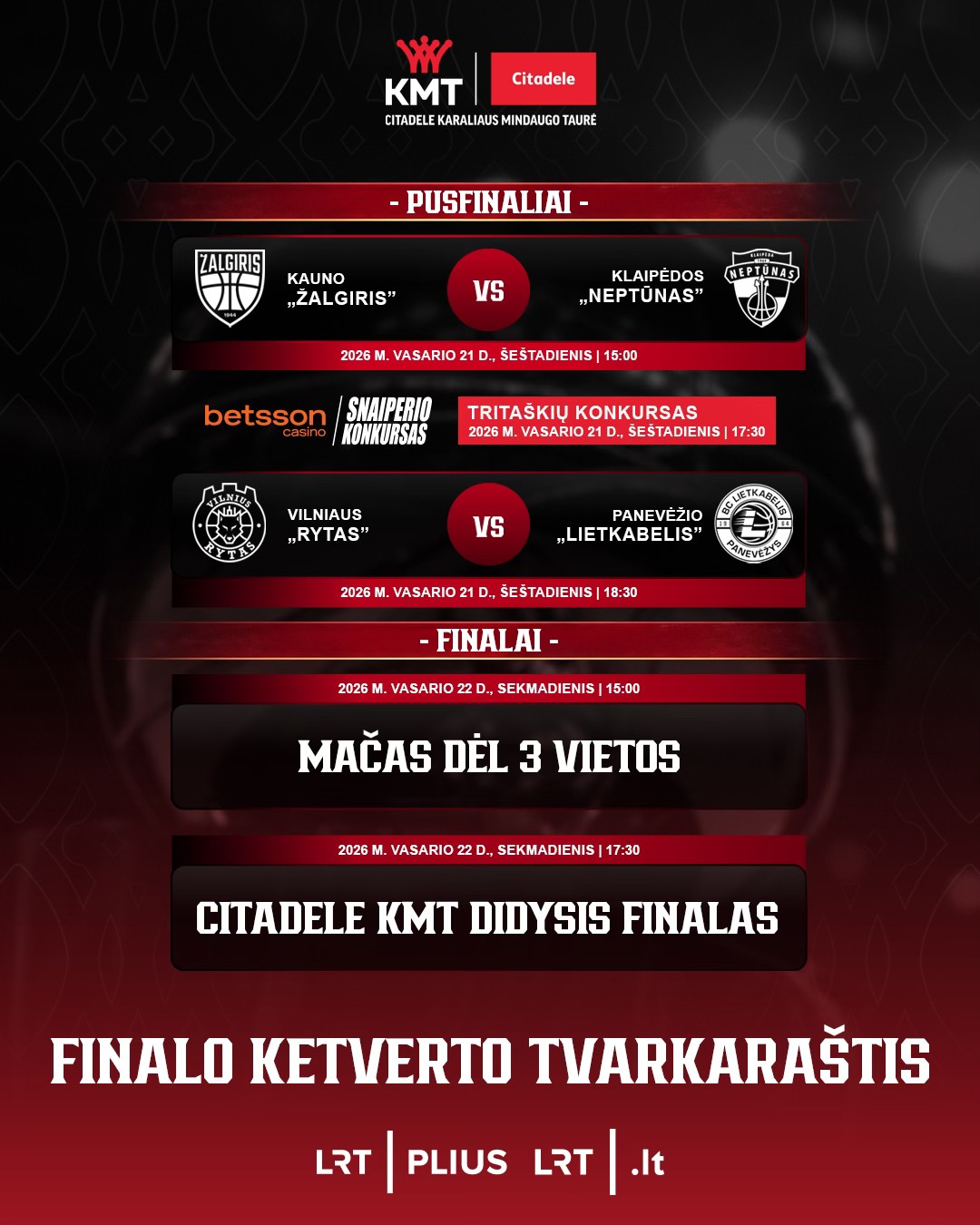 KMT_tvarkarastis