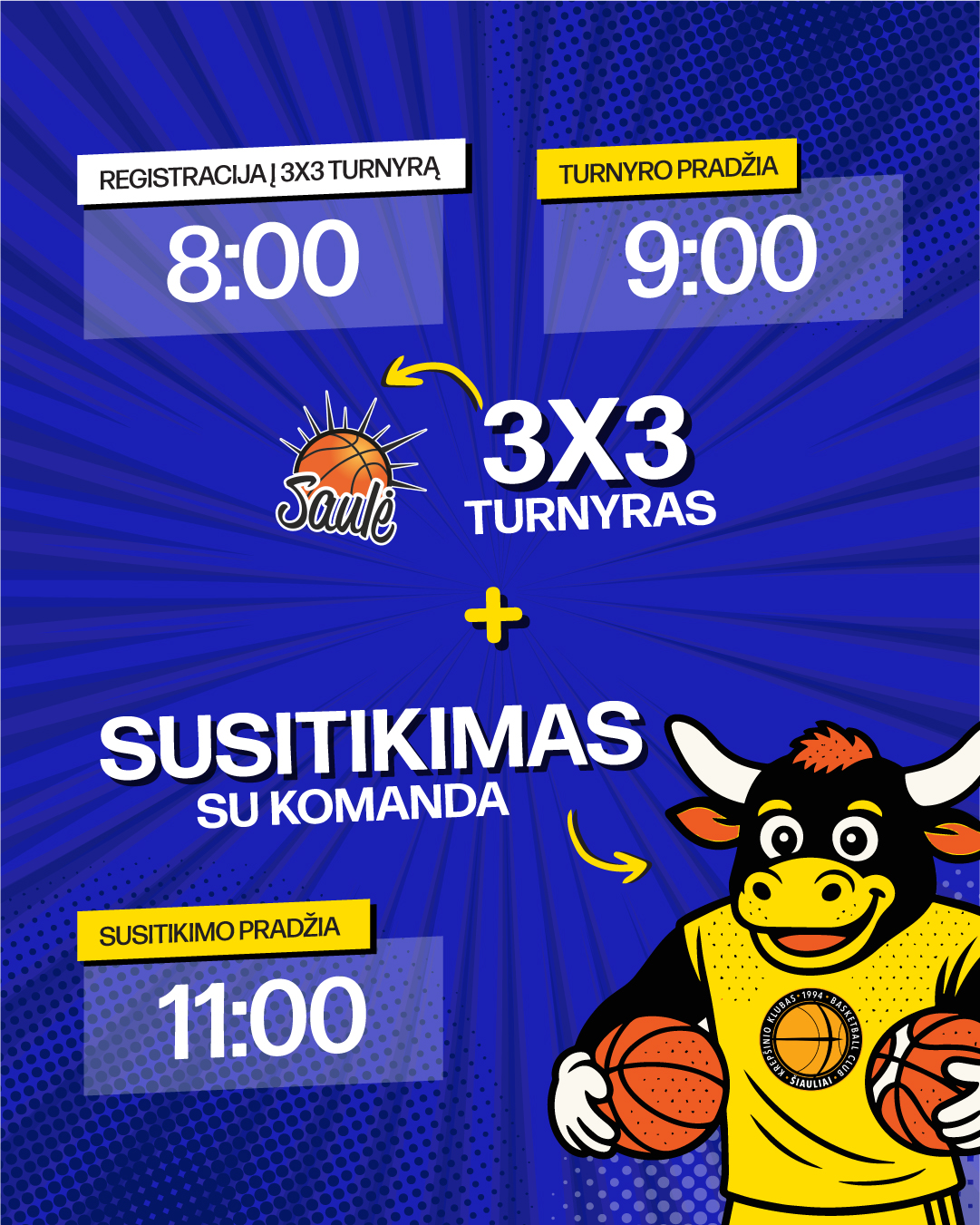 SA sezono atidarymas 2026-2027 1080x1350 3X3 ir krepsinis